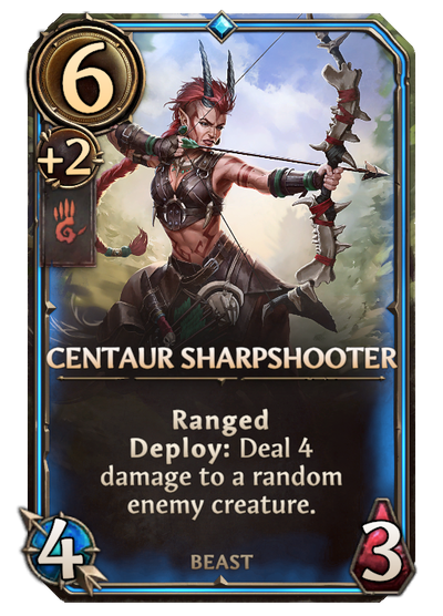 Centaur Sharpshooter, Stronghold Unit card in Might & Magic Fates