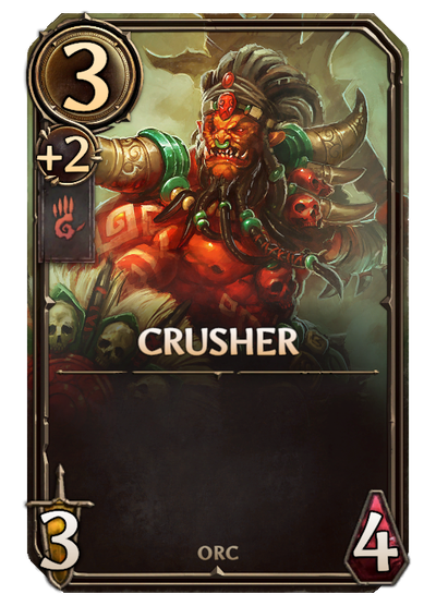 Crusher, Stronghold Unit card in Might & Magic Fates