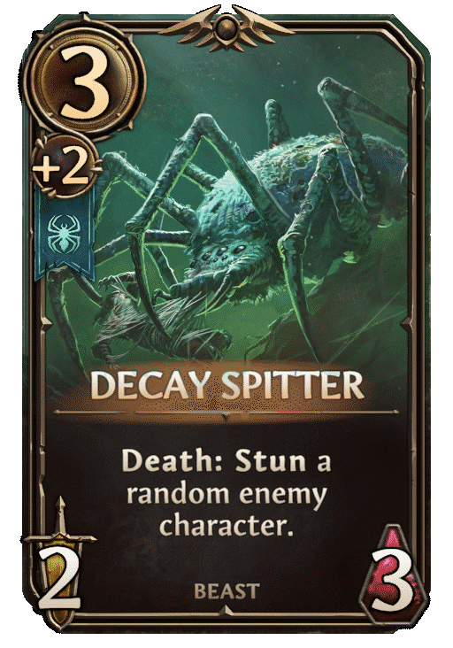 Decay Spitter, Necropolis Unit card in Might & Magic Fates
