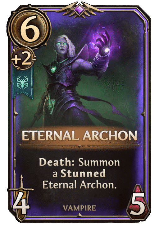 Eternal Archon, Necropolis Unit card in Might & Magic Fates
