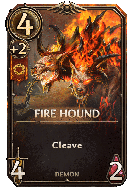 Fire Hound, Inferno Unit card in Might & Magic Fates