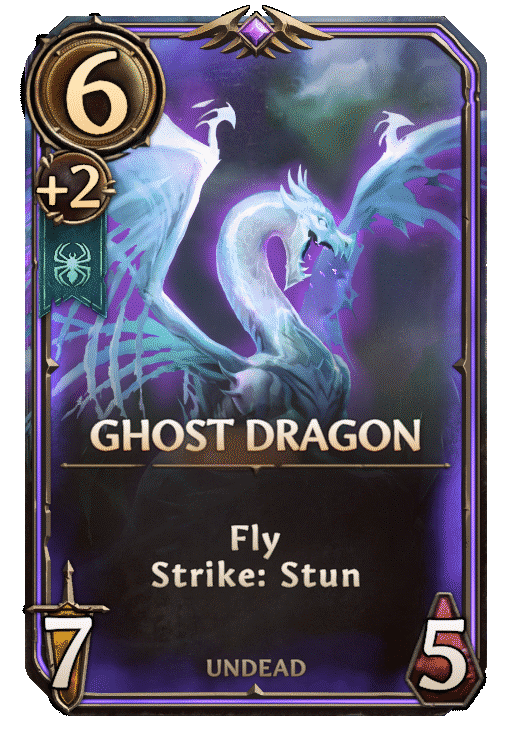 Ghost Dragon, Necropolis Unit card in Might & Magic Fates