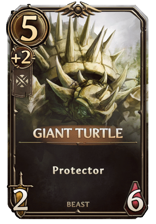 Giant Turtle, Neutral Unit card in Might & Magic Fates