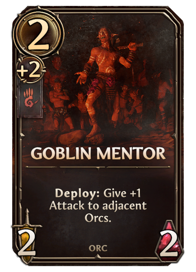 Goblin Mentor, Stronghold Unit card in Might & Magic Fates