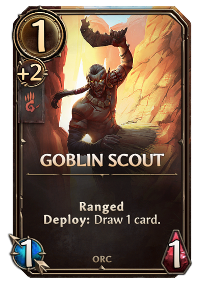 Goblin Scout, Stronghold Unit card in Might & Magic Fates