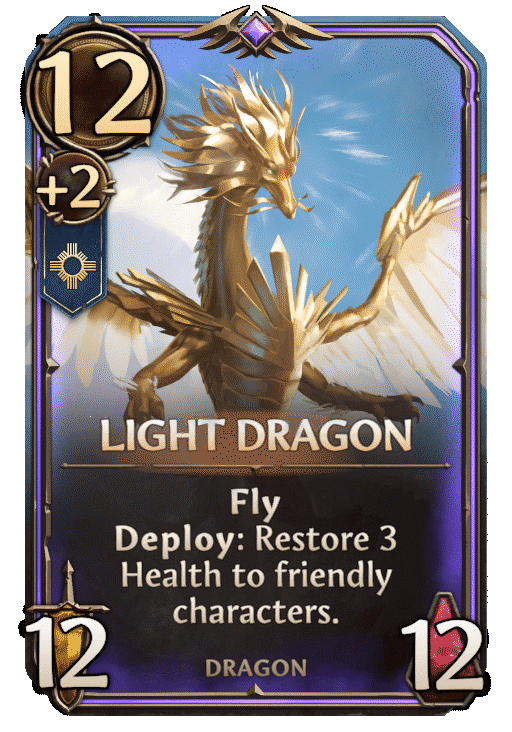 Gold Dragon, Haven Unit card in Might & Magic Fates