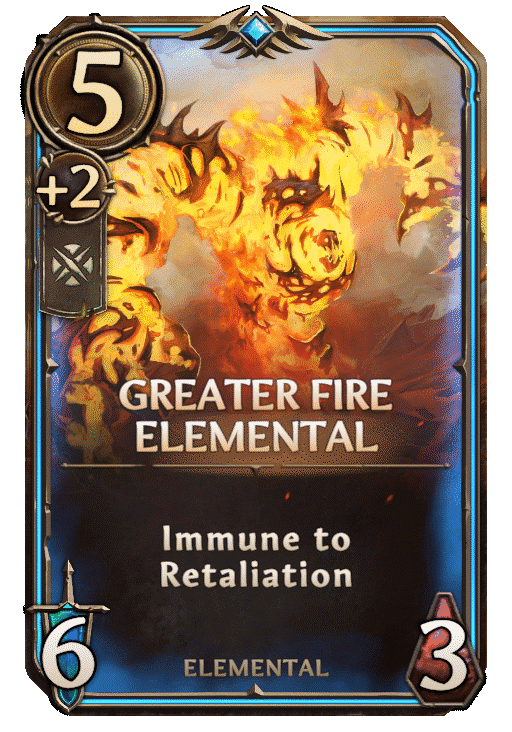 Greater Fire Elemental, Neutral Unit card in Might & Magic Fates