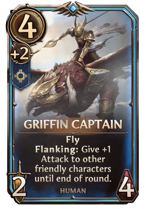 Griffin Captain, Haven Unit card in Might & Magic Fates