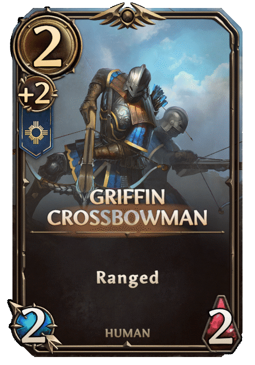 Griffin Crossbowman, Haven Unit card in Might & Magic Fates