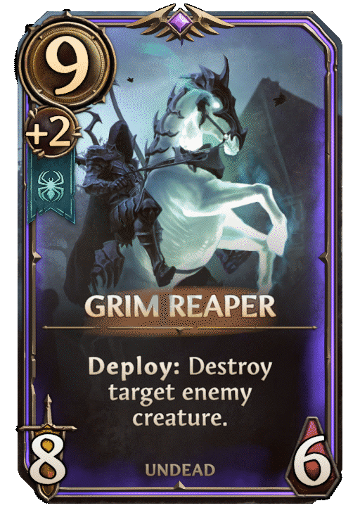 Grim Reaper, Necropolis Unit card in Might & Magic Fates