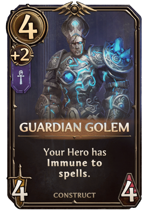 Guardian Golem, Academy Unit card in Might & Magic Fates