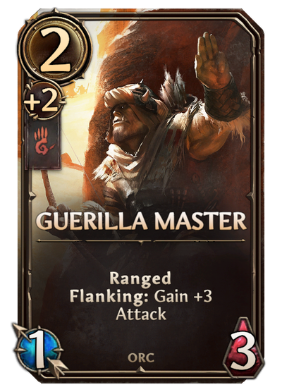 Guerilla Master, Stronghold Unit card in Might & Magic Fates