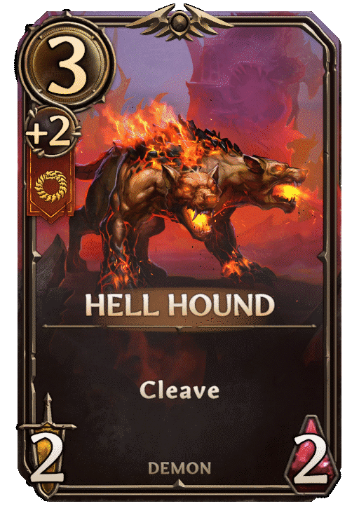 Hell Hound, Inferno Unit card in Might & Magic Fates