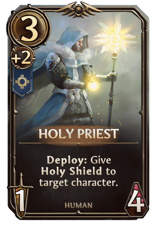 Holy Priest, Haven Unit card in Might & Magic Fates