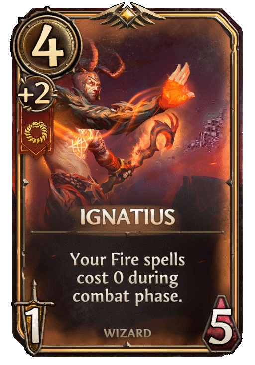 Ignatius, Inferno Unit card in Might & Magic Fates