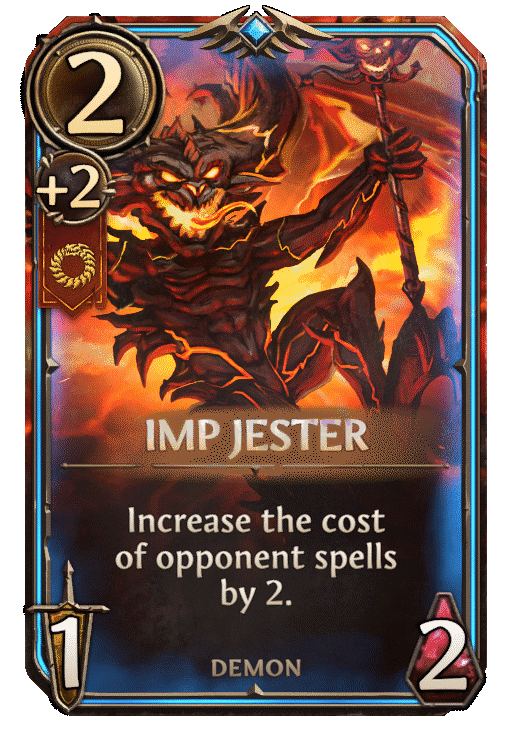 Imp Jester, Inferno Unit card in Might & Magic Fates