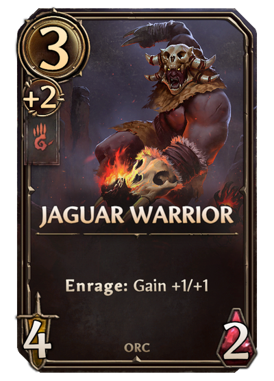 Jaguar Warrior, Stronghold Unit card in Might & Magic Fates