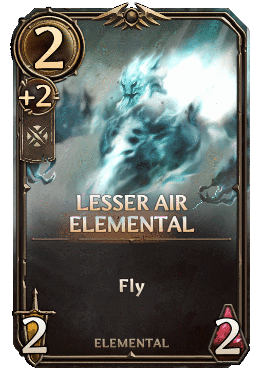Lesser Air Elemental, Neutral Unit card in Might & Magic Fates