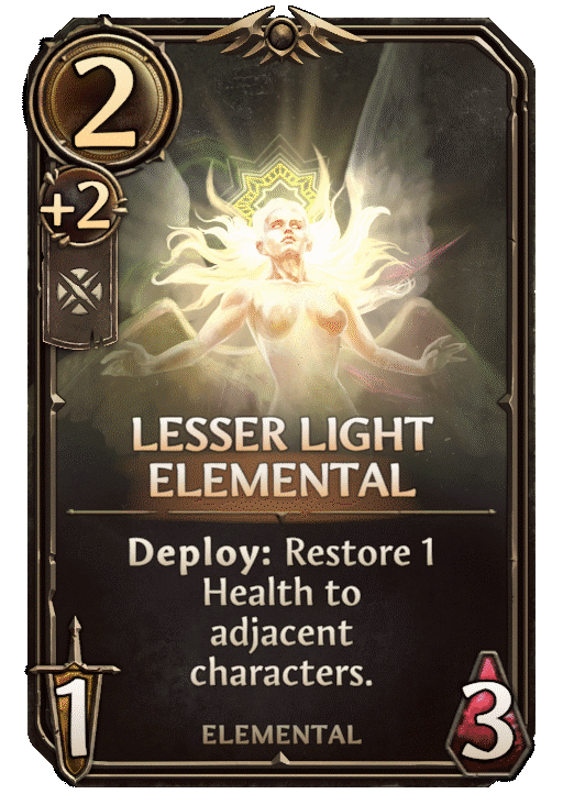 Lesser Light Elemental, Neutral Unit card in Might & Magic Fates