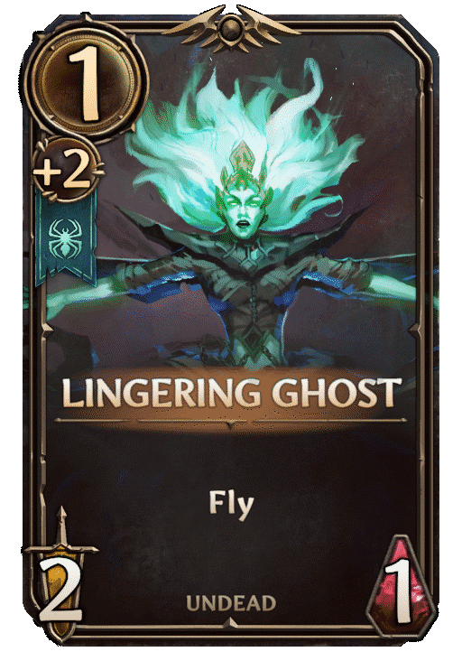 Lingering Ghost, Necropolis Unit card in Might & Magic Fates