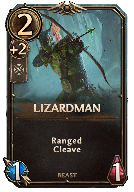 Lizardman, Neutral Unit card in Might & Magic Fates