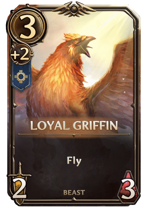 Loyal Griffin, Haven Unit card in Might & Magic Fates