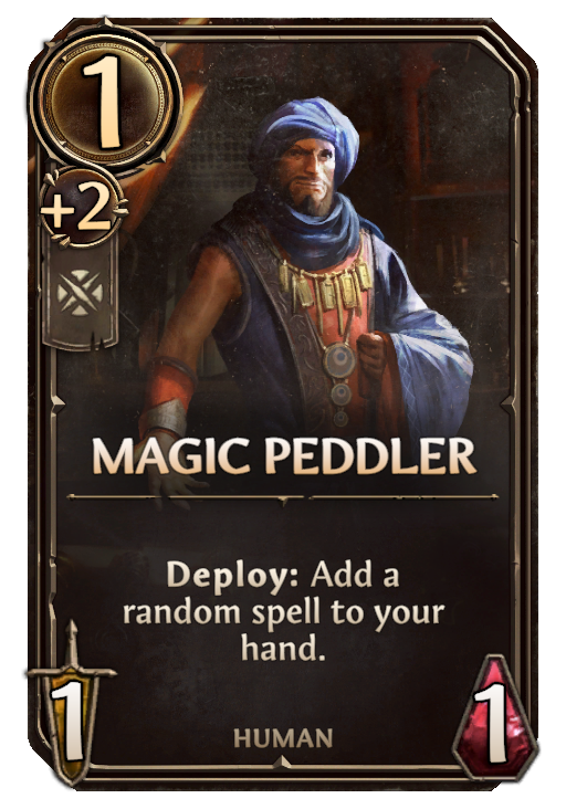 Magic Peddler, Neutral Unit card in Might & Magic Fates