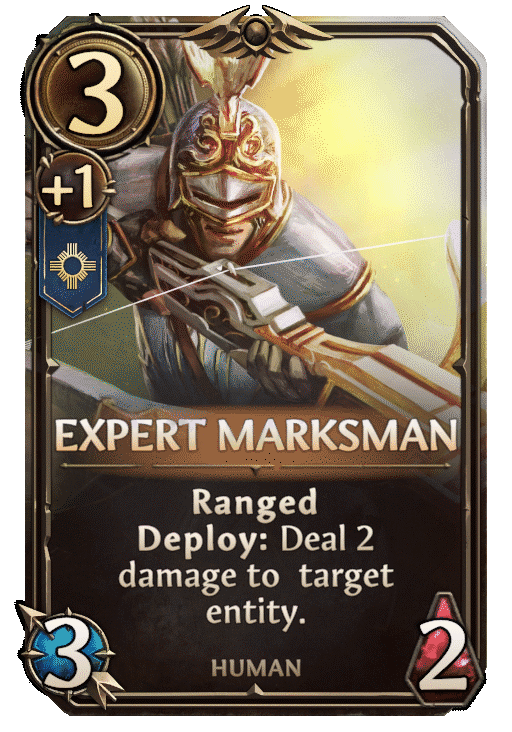 Marksman, Haven Unit card in Might & Magic Fates