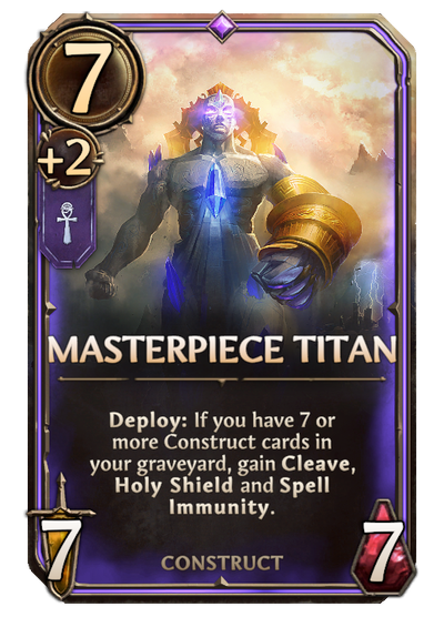 Masterpiece Titan, Academy Unit card in Might & Magic Fates