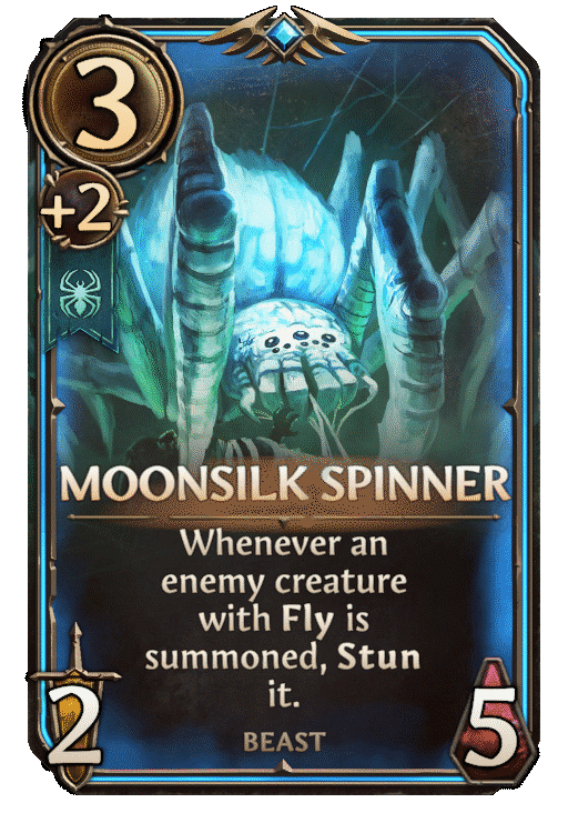 Moonsilk Spinner, Necropolis Unit card in Might & Magic Fates
