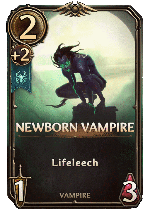 Newborn Vampire, Necropolis Unit card in Might & Magic Fates