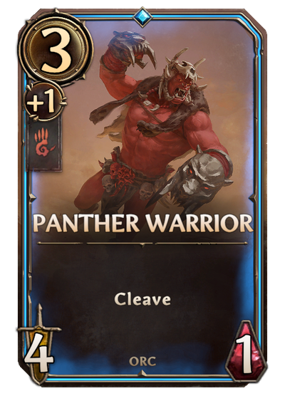 Panther Warrior, Stronghold Unit card in Might & Magic Fates