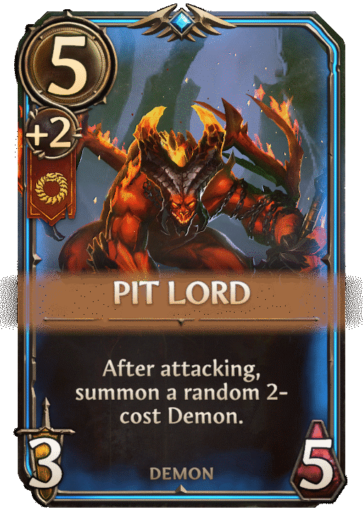 Pit Lord, Inferno Unit card in Might & Magic Fates