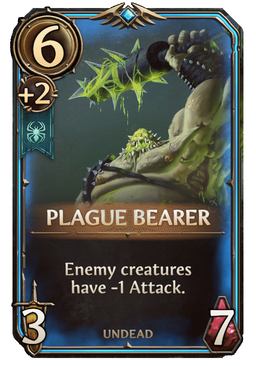 Plague Bearer, Necropolis Unit card in Might & Magic Fates