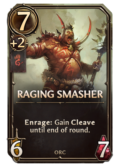 Raging Smasher, Stronghold Unit card in Might & Magic Fates