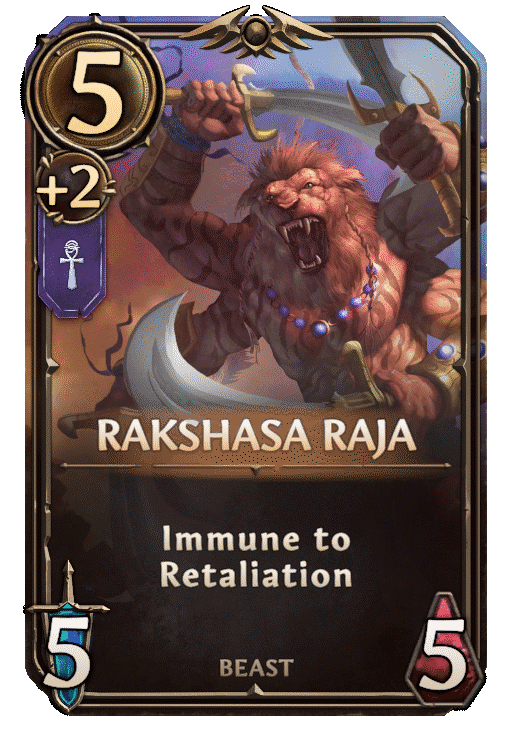 Rakshasa Raja, Academy Unit card in Might & Magic Fates