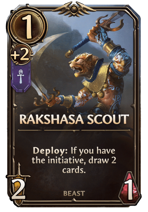 Rakshasa Scout, Academy Unit card in Might & Magic Fates