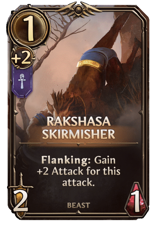 Rakshasa Skirmisher, Academy Unit card in Might & Magic Fates