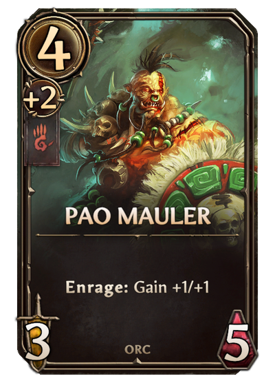 Pao Mauler, Stronghold Unit card in Might & Magic Fates
