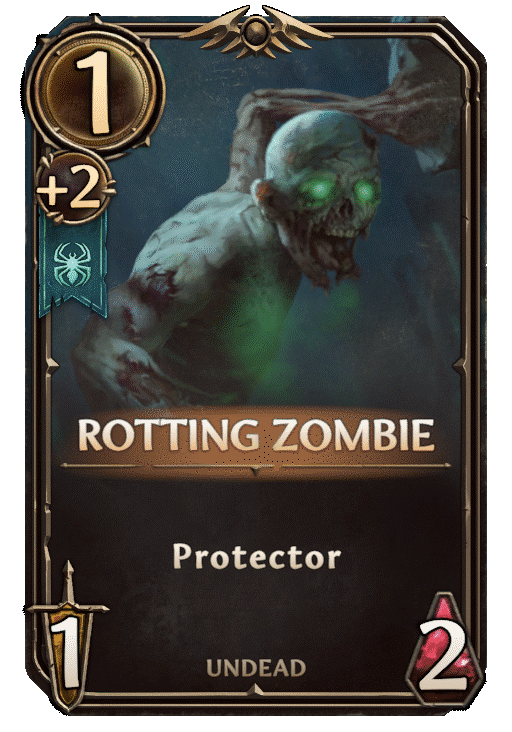 Rotting Zombie, Necropolis Unit card in Might & Magic Fates