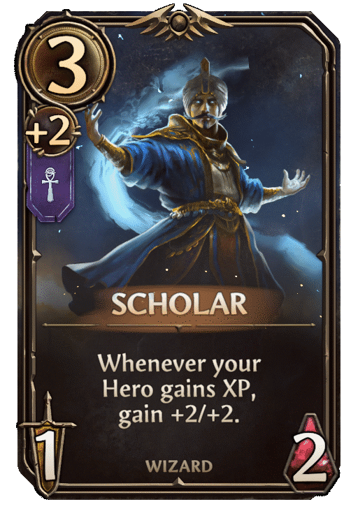 Scholar, Academy Unit card in Might & Magic Fates