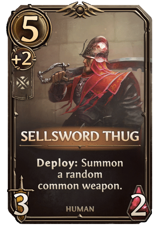 Sellsword Thug, Neutral Unit card in Might & Magic Fates
