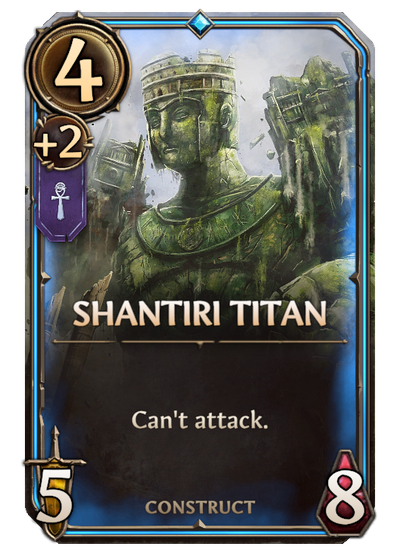 Shantiri Titan, Academy Unit card in Might & Magic Fates