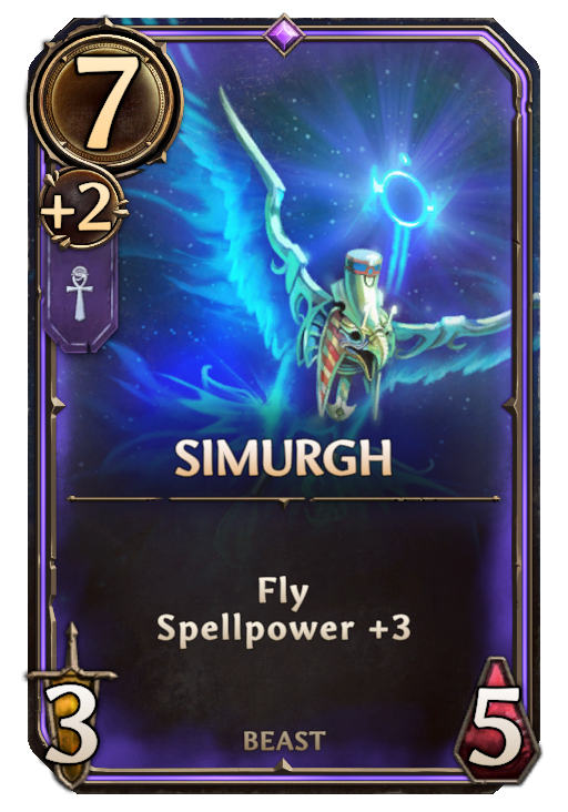 Simurgh, Academy Unit card in Might & Magic Fates