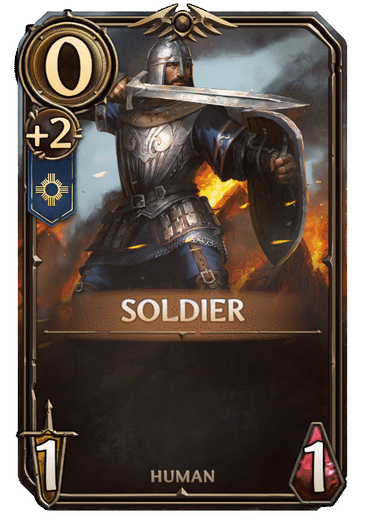 Soldier, Haven Unit card in Might & Magic Fates