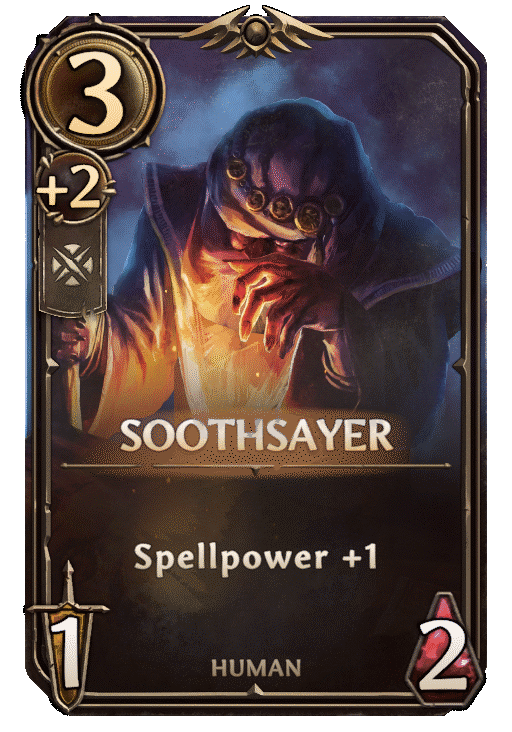 Soothsayer, Neutral Unit card in Might & Magic Fates