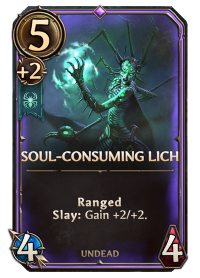 Soul Consuming Lich, Necropolis Unit card in Might & Magic Fates