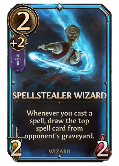 Spellstealer Wizard, Academy Unit card in Might & Magic Fates