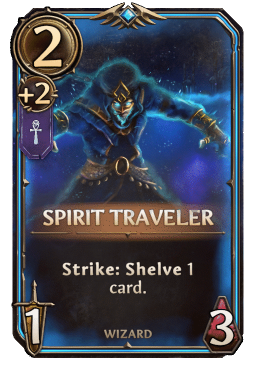 Spirit Traveller, Academy Unit card in Might & Magic Fates