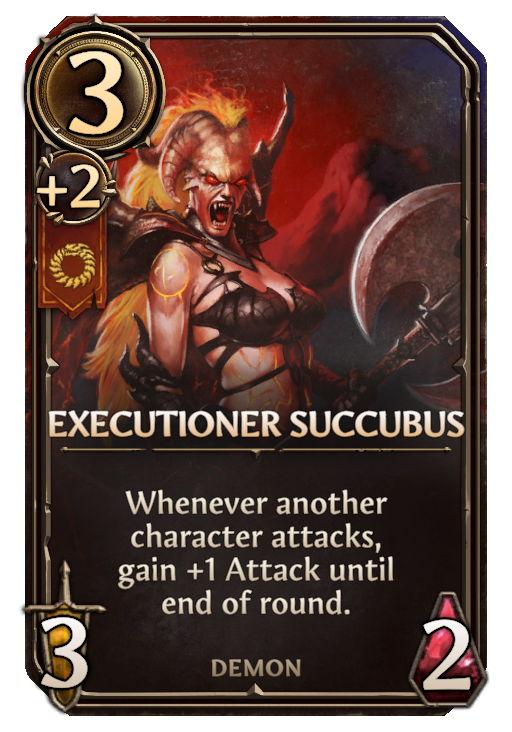 Succubus Executioner, Inferno Unit card in Might & Magic Fates